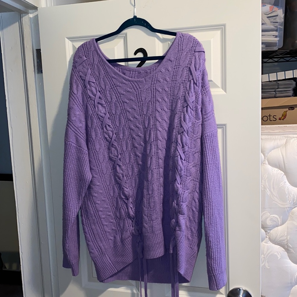 2X Purple Sweater